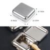 Portable Ashtray, VOVCIG Pocket Ashtray Windproof Ashtray with Lid Stainless