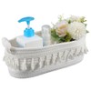 SOFPLATE 12.6 x 6.9 x 4 Inch White Cotton Baskets
