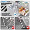 Biboraya Under Sink Organizer Upgrade To Professional Rails,2-Tier Dual Pull