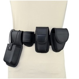 LytHarvest 5-in-1 Tactical Duty Belt Kit with Pouches, Police Duty Web Belt Rig, Law Enforcement Sentinel Duty Gear Kit (Medium)