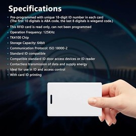 Tefola Clonador de Tarjetas RFID, Lector/Escritor Multifrecuencia ID/IC para Acceso, Estacionamiento y Identificación(125 kHz, 250 kHz, 375 kHz, 500 k