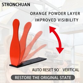 STRONCHUAN Ar500 9" Classic Popper Steel Shooting Target,Auto Reset,Steel Targets for Shooting,Ar500 Steel Targets,Steel Target,Ar500 Steeltarge,Airsoft Targets (Ball)