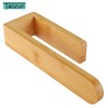 Taozun Towel Holder - Self Adhesive Bamboo Towel Rack, Decorative