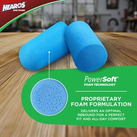 HEAROS Xtreme Protection Series Ear Plugs, Blue, 56 Pair