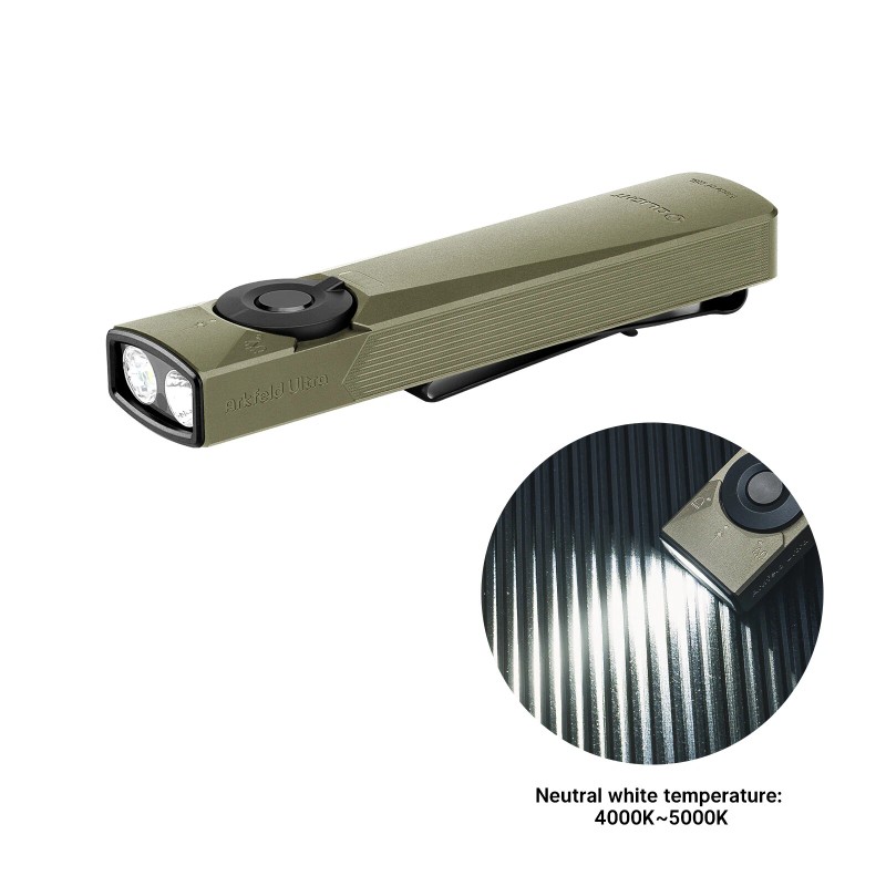 Olight Arkfeld Ultra 1400 Lumen EDC Flashlight with LED Light,