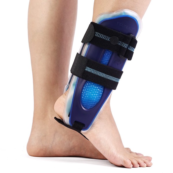 VELPEAU Ankle Support Brace for Men & Women, Adjustable Rigid