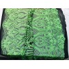 NEW CREATIONS FABRIC ANDFOAM INC NEON GREEN SEQUIN DAMASK DESIGN