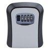 Key Lock Box Wall Mounted Multifunctional 4 Digit Combination Lock