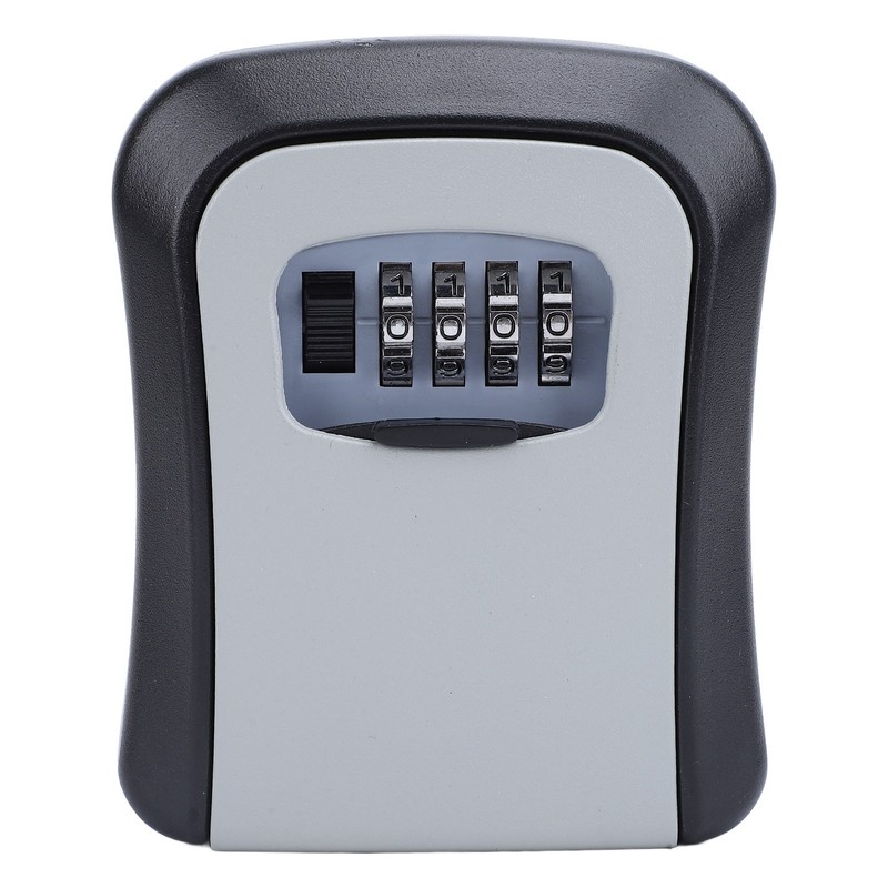 Key Lock Box Wall Mounted Multifunctional 4 Digit Combination Lock