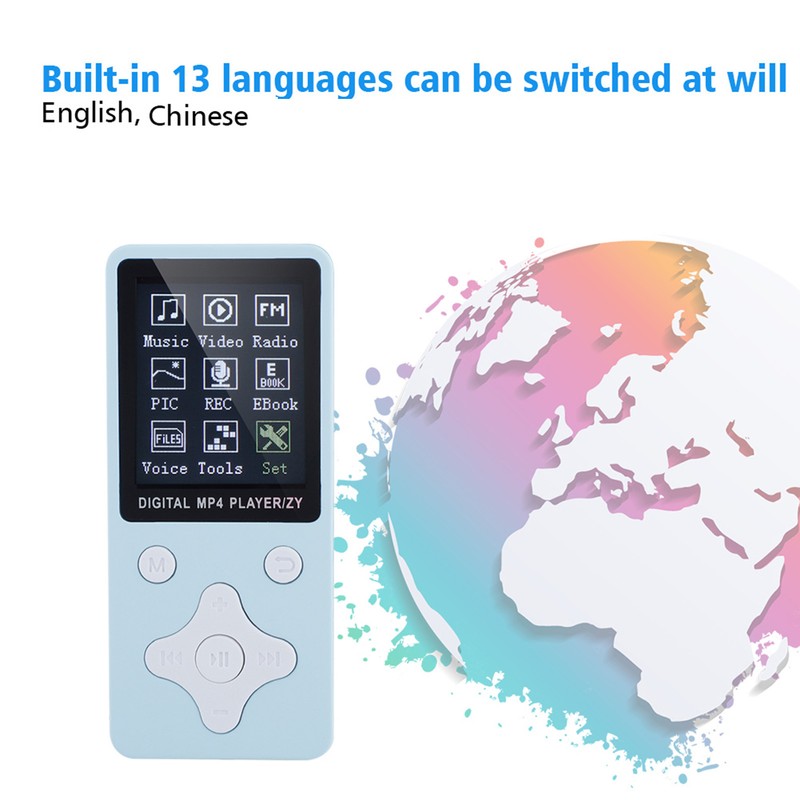 Mini Portable USB Digital MP3 / MP4 Music Player Support