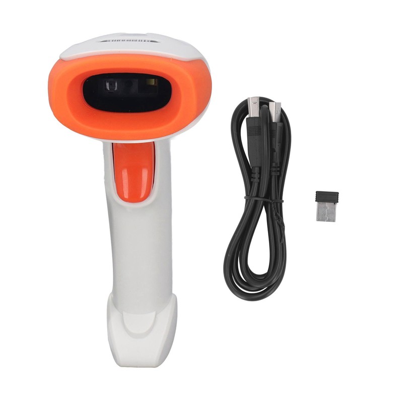 Handheld Barcode Scanner 2.4G Wireless 2D Bar Code Reader Scanner