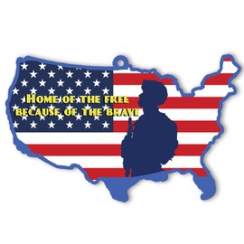 BlinkWishes US Army Soldier Christmas Ornament, Veteran Military Xmas Ornament, Appreciation Gift for US Army, Soldier, Veteran, Military-Themed Decor, Armed Forces Keepsake