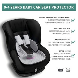 Waterproof Car Seat Potty Training Protector Piddle Pads Carseat Liners