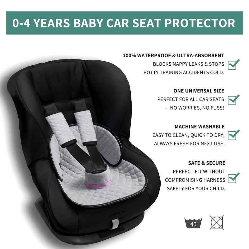 Waterproof Car Seat Potty Training Protector Piddle Pads Carseat Liners