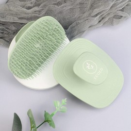 ecoed 2 PC Scalp Massager Shampoo Brush, Scalp Scrubber for Dandruff Removal, Scalp Care Hair Brush Wet & Dry detangler for Men and Women. Suitable for Short Medium Hair(Green)