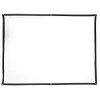 4:3 Thickened 100% Polyester Portable Foldable White Soft Projector Screen