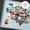 1DEA.me USA Photo Map - 50 States Travel Map -
