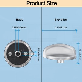 Upgrade WB03K10303 WB03K10208 Stove Knobs Replacements, Only Compatible with General Electric GE Gas Range/Oven/Stove Knobs (5 Pieces)