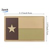JBCD Texas Flag Patch Tactical PVC Rubber Hook and Loop