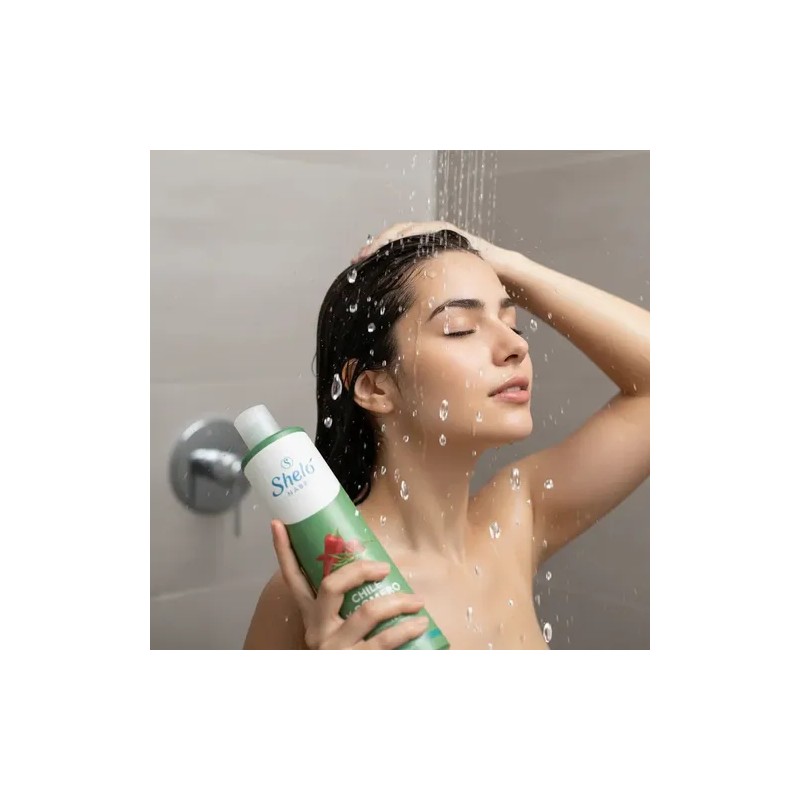 Pack De 4 Shampoos Chile Y Romero 530ml Shelo Nabel