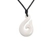 81stgeneration Women's Men's Hand Carved Bone Whale Tail HEI Matau