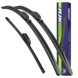 AJK 28 14 and 13 inch Wiper Blades, Premium All Season 3 Pack Driver Side and Passenger Side Front Windshield Wipers Replacement for Hyundai Elantra GT 2013 2014 2015 2016 2017