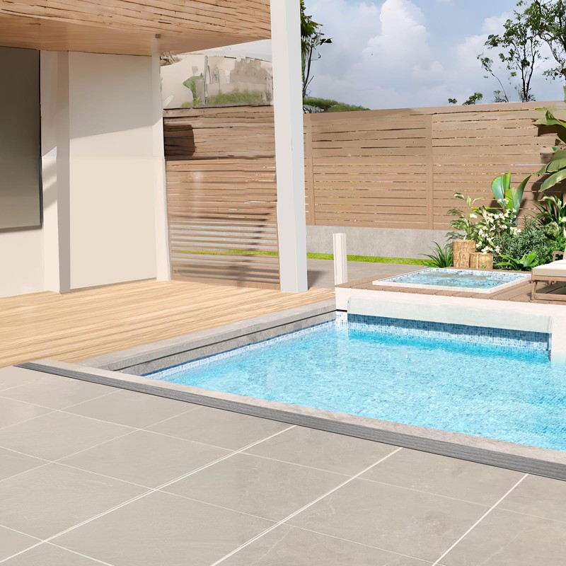 Floor Transition Strip Self Adhesive 2 Inch Wide, Non-Slip Waterproof