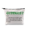 Gymnastics Gymnast Gift for Girls Gymnastics Cosmetic Bag Gymnast Definition
