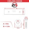 PUNCH BAG CEILING HOOK by Athletics Gear | 18-guage Heavy