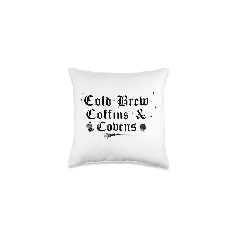 COLD BREW COFFINS & COVENS Funny Iced Coffee Witch Meme