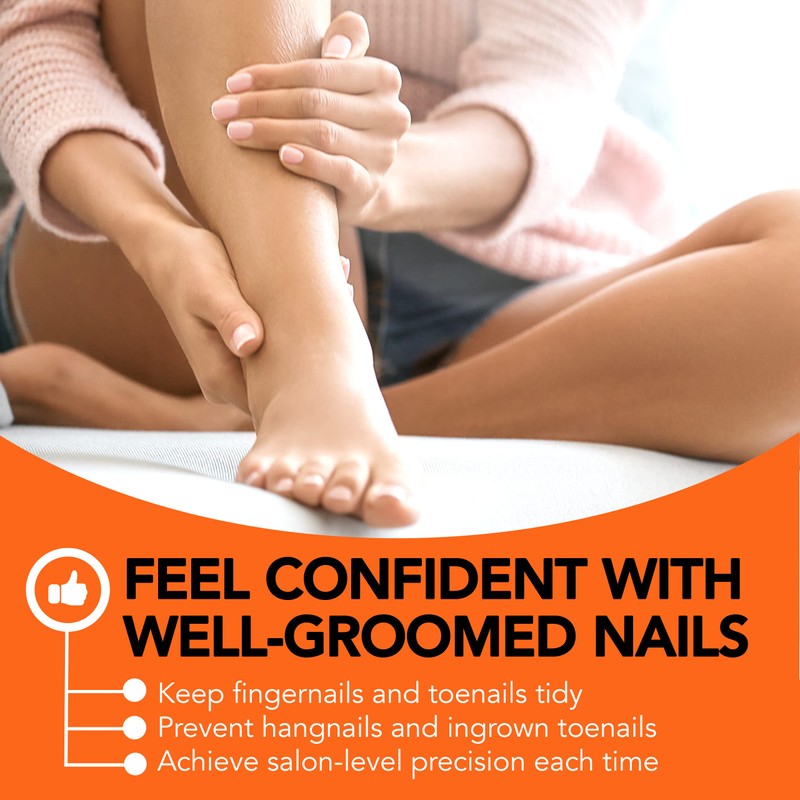 KOHM Nail Clippers for Thick Nails - Heavy Duty, Sharp