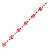 MFUOE Christmas Candy Garland Xmas Tree Garland Plastic Beads Multicolor