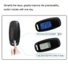 USB Charging Step Counter Walking 3D Pedometer with Large LCD