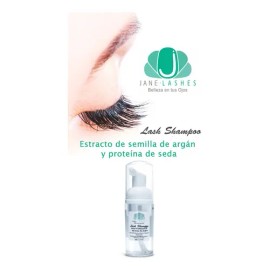 Jane Lash Shampoo Espuma Limpieza Extensiones Pestañas Mink 50ml                                                                                      