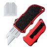 XXV Otf Aluminum Alloy Utility Knife, Retractable Box Cutter,Cute Heavy
