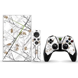 MightySkins Skin Compatible with NVIDIA Shield TV (2017) wrap Cover Sticker Skins TrueTimber® Conceal Snow