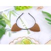 Bonnie Z. Leonardo Brown Ears Headband Cat Ears Headband Furry