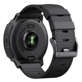 EKINGEEK Rugged Nylon Watch Band for Garmin Instinct 2X/3 50mm (Solar & AMOLED) Tactical-Style Strap with Tools, Fits for Garmin Instinct 50mm Models