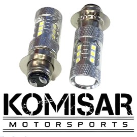 KMS 100W Headlight Honda Sportrax TRX400EX TRX400X 400X 1999-2014 LED Lights Bulb