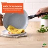 IMUSA Nonstick Ceramic Cookware Set 14-Piece, with Soft-Touch Handles, Aluminum,