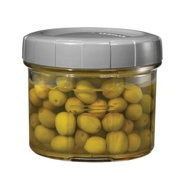 Starfrit 094497 Pickle Jar, 500 Ml Container with Strainer, Transparent
