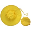 Foldable Rain Hat, Unisex, 15 inch Diameter Brim, Yellow