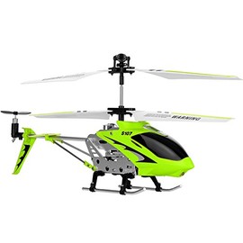 Syma 3 Channel S107/S107G Mini Indoor Co-Axial R/C Helicopter w/ Gyro (Green Color)