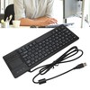 K 800 Keyboard with Touchpad Wired Ultra Thin Mini Compact