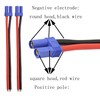 GINTOOYUN EC5 Female Banana Connector with 10awg Silicone Wire 18cm