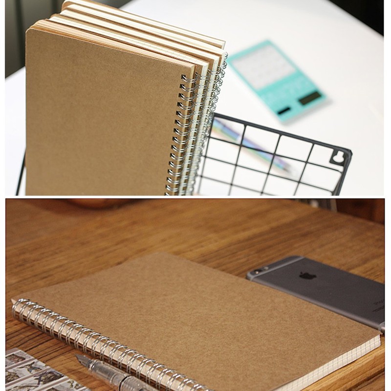 DSTELIN Soft Cover Spiral Notebook Journal, Coofficer Blank Sketch Book