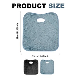 ASIRYVA 2PCS Waterproof Car Seat Protectors for Child Seats, Potty Training Car Seat Protector - Black & Rain Cloud