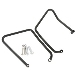 BURANIFUSION Saddle Bag Saddlebag Support Brackets HD 1200 Dull Black 125mm-Center To Center Distance for Harley Davidson WEF2357