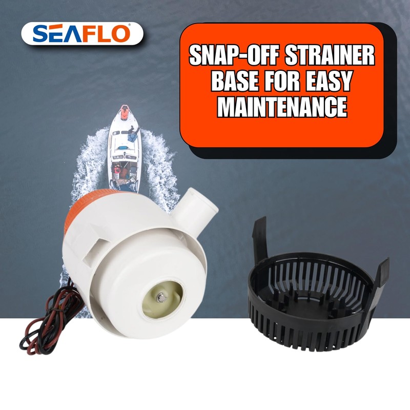 SEAFLO Electric Marine Bilge Pumps (4700 GPH)