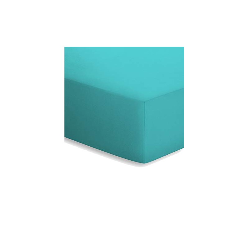 Schlafgut Fitted Sheet Maco Jersey Aloe Vera in 49 Colours